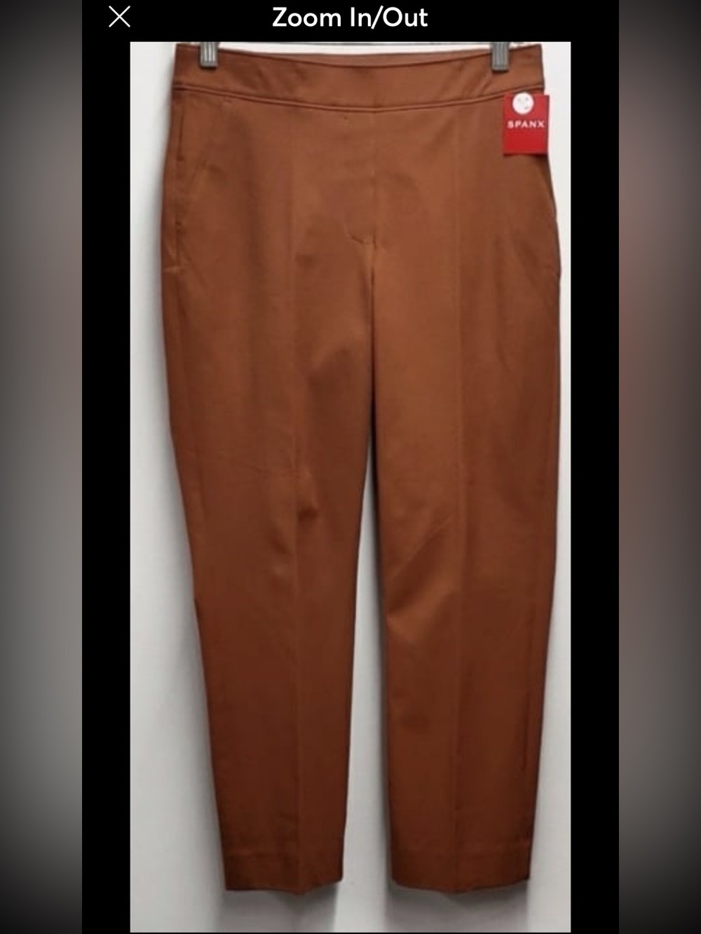 SPANX On the Go Ankle Slim Straight In Bronze Glow Size
Women's Petite Med - Picture 3 of 8